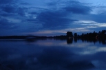 Mazury - na jeziorach wieczorem
