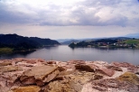 Jezioro Czorsztyńskie - widok z zamku Czorsztyn