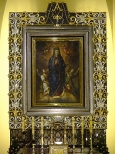 Obraz z Ołtarza gł. w kościele
