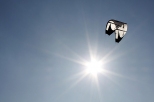 Hel - trening kitesurfingowy na plaży