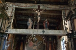Wnętrze cerkwi p.w. św. Onufrego w skansenie w Sanoku