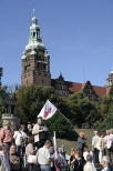 Protest, widok na Urząd Wojewódzki