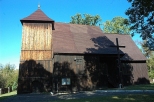Biskupice - drewniany kościół