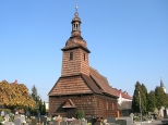 Cmentarny, drewniany kościół p.w. św. Walentego