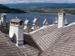Dach zamku w Nidzicy