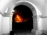 Brama Szczebrzeska - nocny widok na Akademick