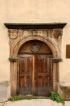 Złoty Stok - wejście kościoła ewangelickiego