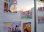 wiat pokazany oczami dzieci. wystawa prac na Rynku Solnym