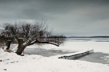 Jezioro wicajty zim