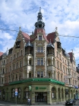 Zabytkowy budynek w Gliwicach.