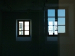 Kielce - okna w starym wizieniu na Zamkowej