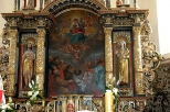 Kartuzy - ołtarz główny w kościele zakonnym