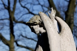 Chełmno - figura w ogrodzie klasztornym Sióstr Miłosierdzia