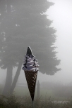 Lanckorona - surrealistycznie we mgle